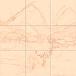 Sepia sketch with grid