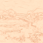 Sepia sketch