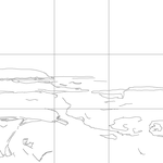 Line drawing with grid