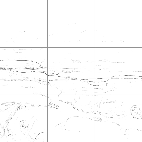 Sketch with grid