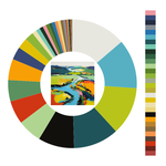 Colour wheel / palette