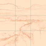 Sepia sketch with grid