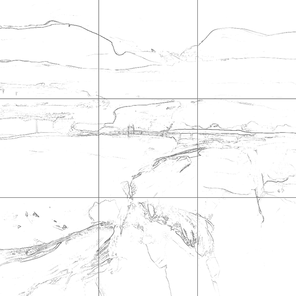 Sketch with grid