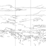 Line drawing with grid