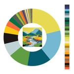 Colour wheel / palette