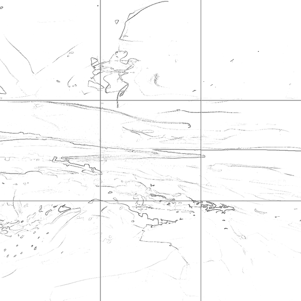 Sketch with grid