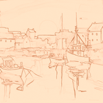 Sepia sketch