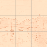 Sepia sketch with grid