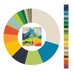 Colour wheel / palette