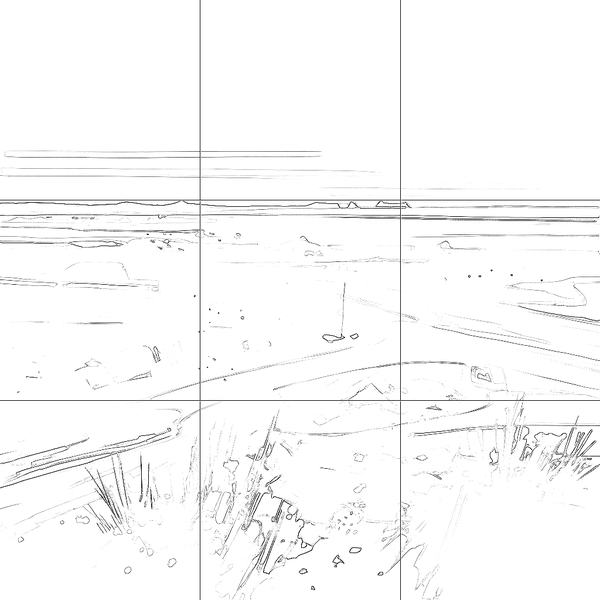 Sketch with grid