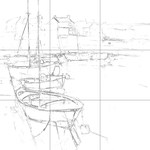 Sketch with grid