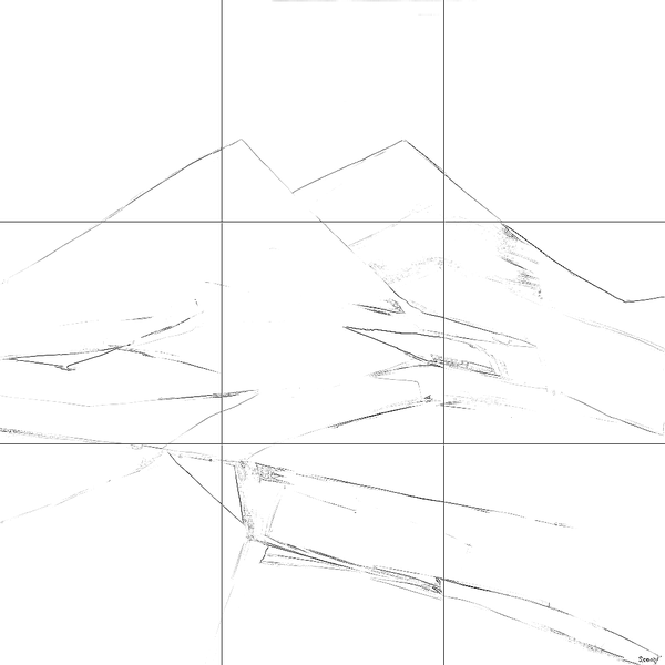 Sketch with grid