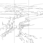 Line drawing with grid