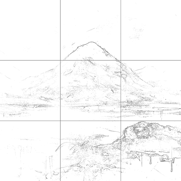 Sketch with grid