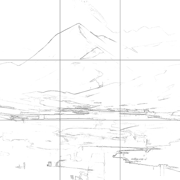 Sketch with grid