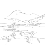 Line drawing with grid