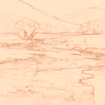 Sepia sketch