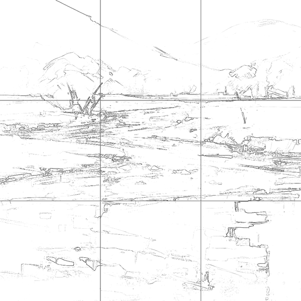 Sketch with grid