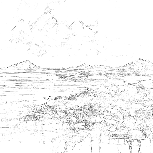 Sketch with grid