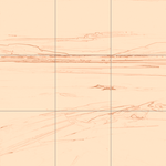 Sepia sketch with grid