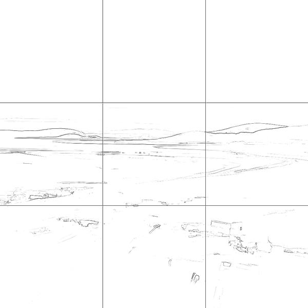 Sketch with grid