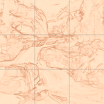 Sepia sketch with grid