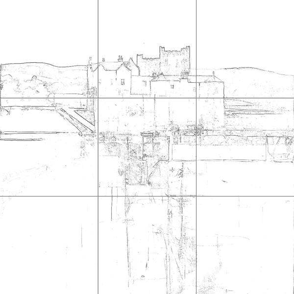 Sketch with grid