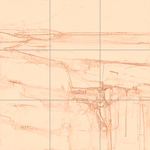 Sepia sketch with grid