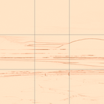 Sepia sketch with grid