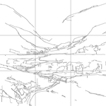 Line drawing with grid