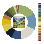 Colour wheel / palette