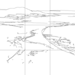 Line drawing with grid