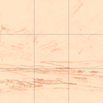 Sepia sketch with grid