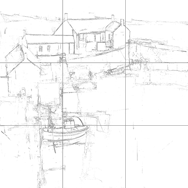 Sketch with grid