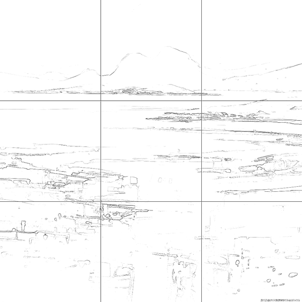 Sketch with grid