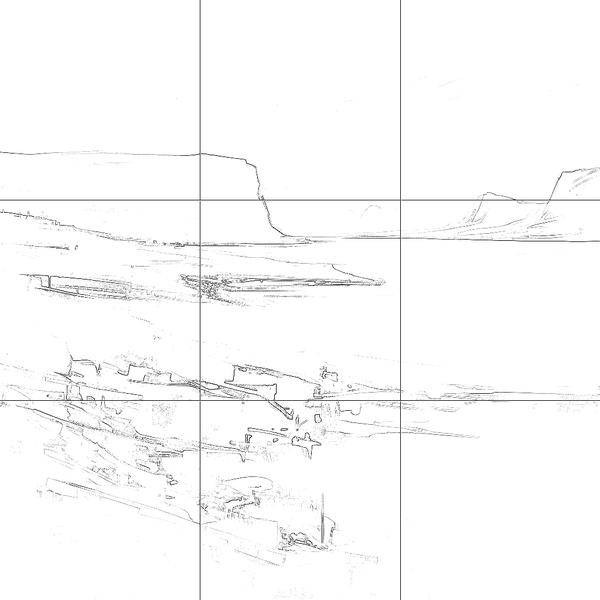 Sketch with grid