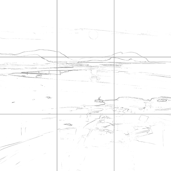 Sketch with grid