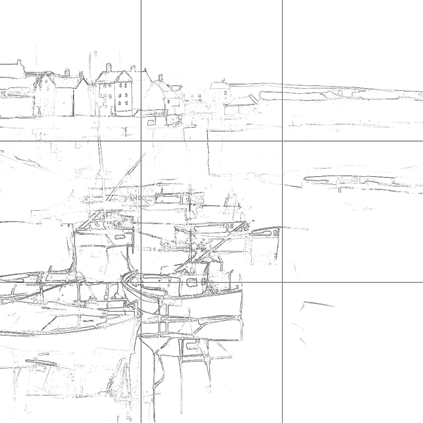 Sketch with grid