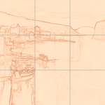 Sepia sketch with grid