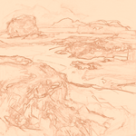 Sepia sketch