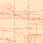 Sepia sketch with grid