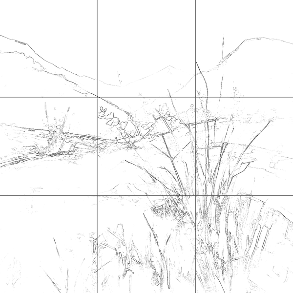 Sketch with grid