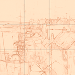 Sepia sketch with grid