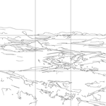 Line drawing with grid