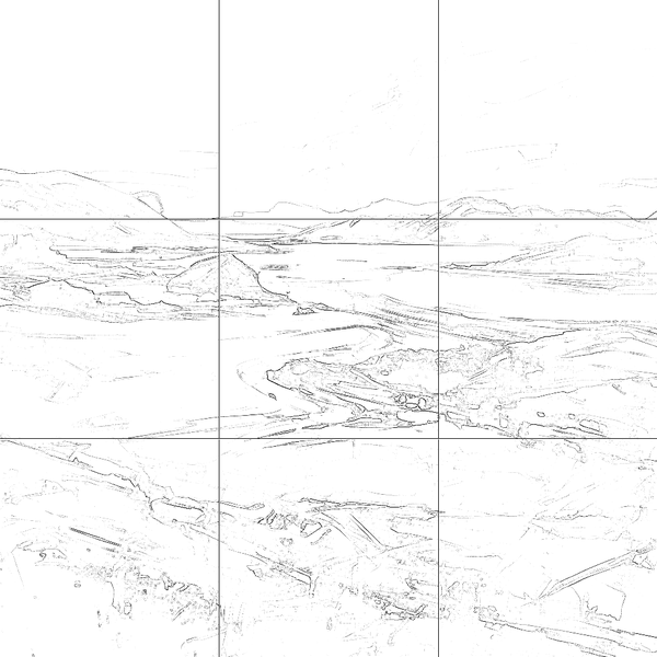 Sketch with grid