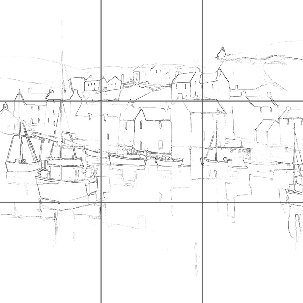 Sketch with grid