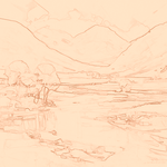 Sepia sketch