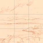 Sepia sketch with grid