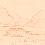 Sepia sketch