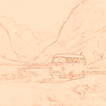 Sepia sketch